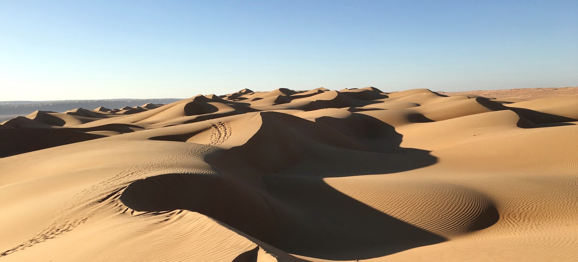 Dubai Dunes dans le désert