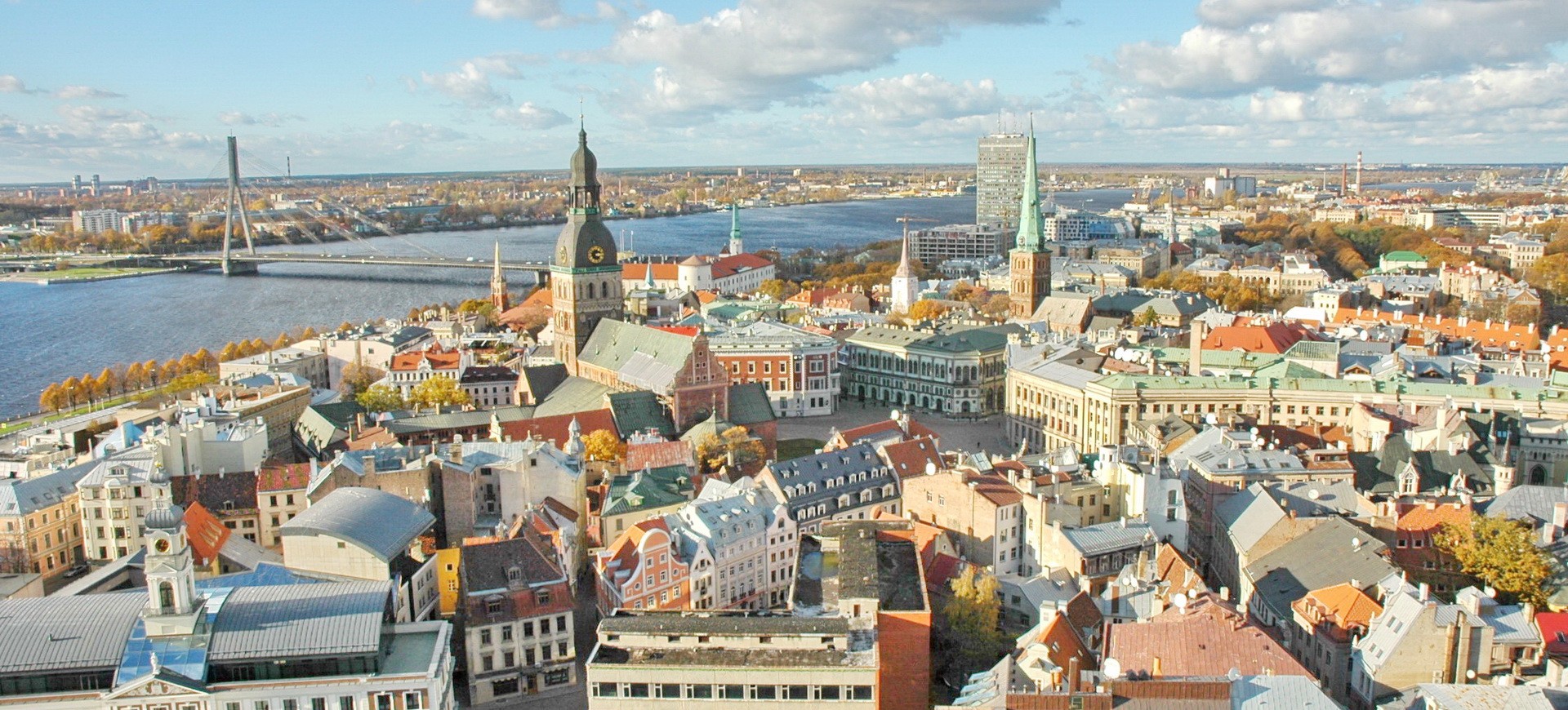 Pays Baltes Lettoni Riga vue panoramique