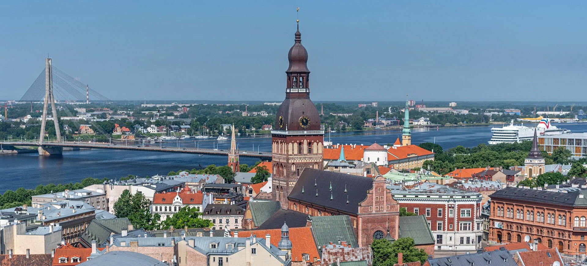 Pays Baltes Lettonie Riga vue panoramique