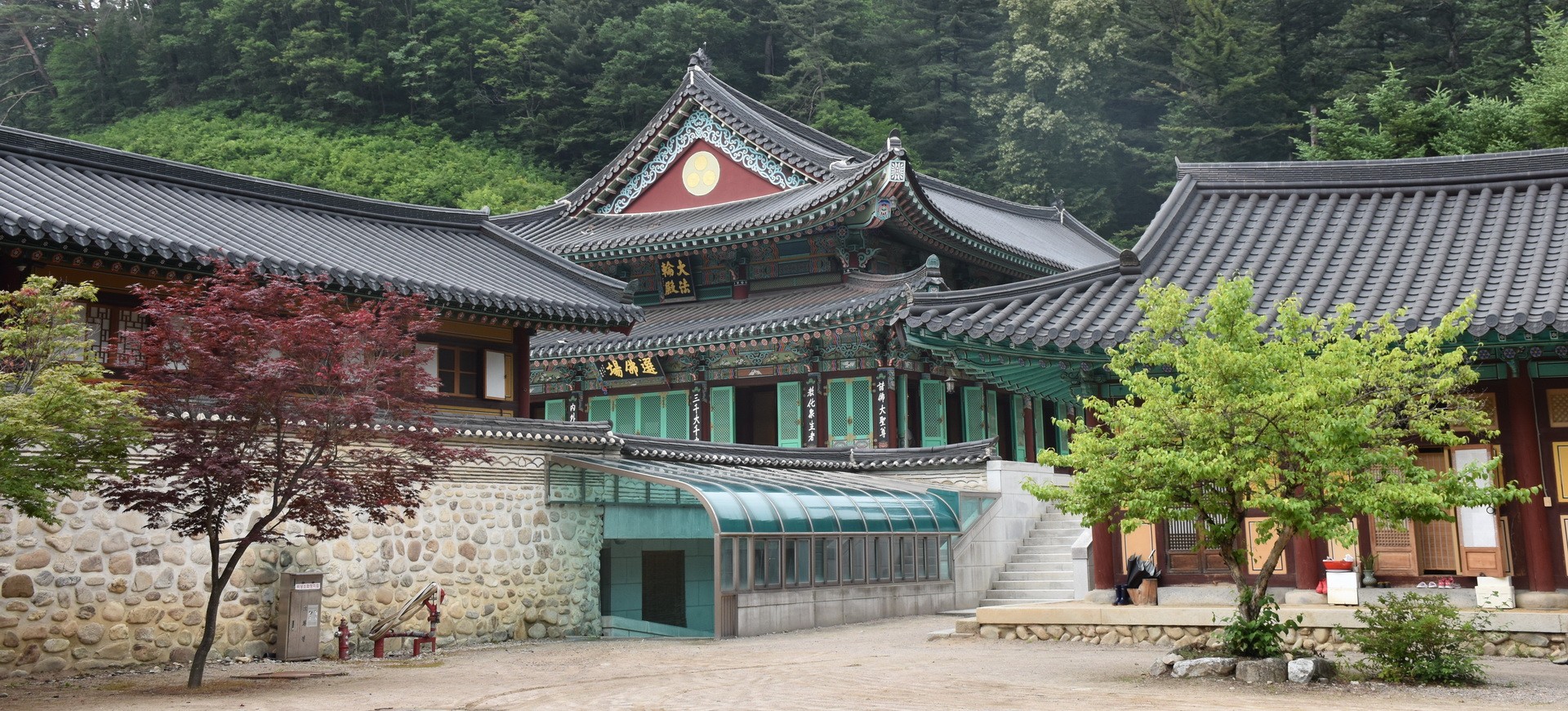 Temple Pyeongchang Temple Wolijeongsa en Corée du Sud