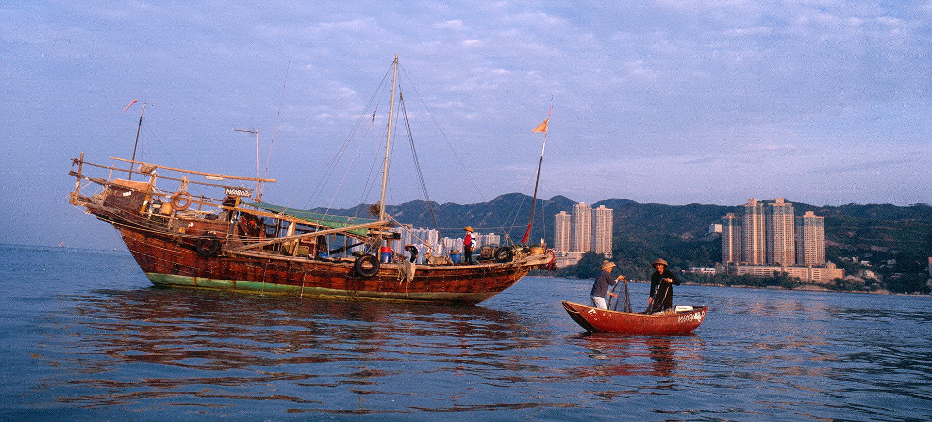 Hong Kong Bateau traditionnel de Pêche