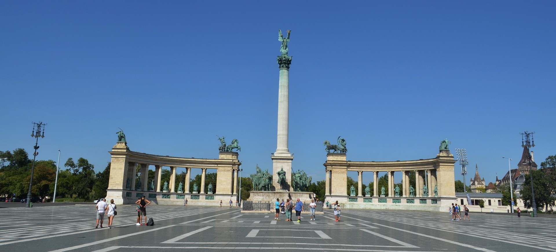 Hongrie Budapest Place des Héros