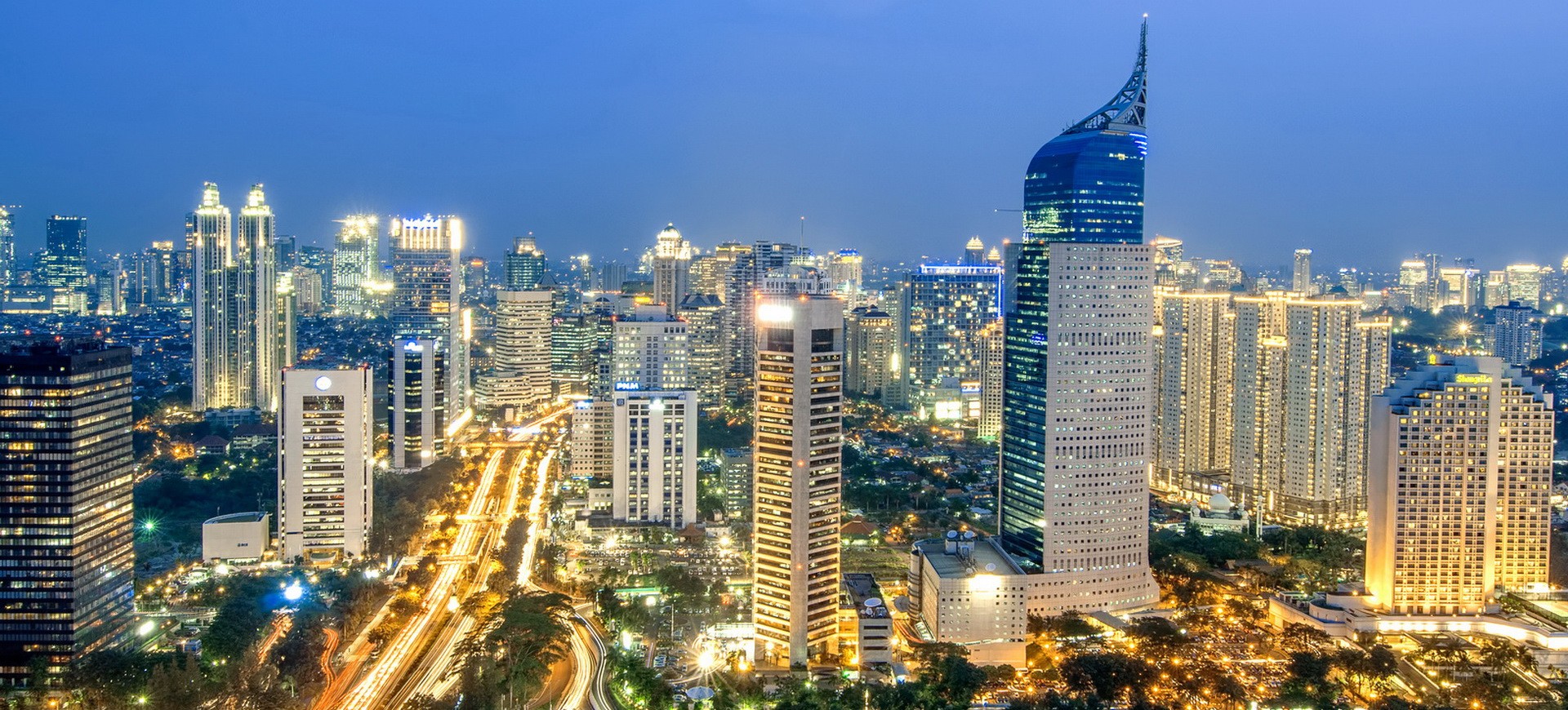 Indonésie Java Jakarta skyline