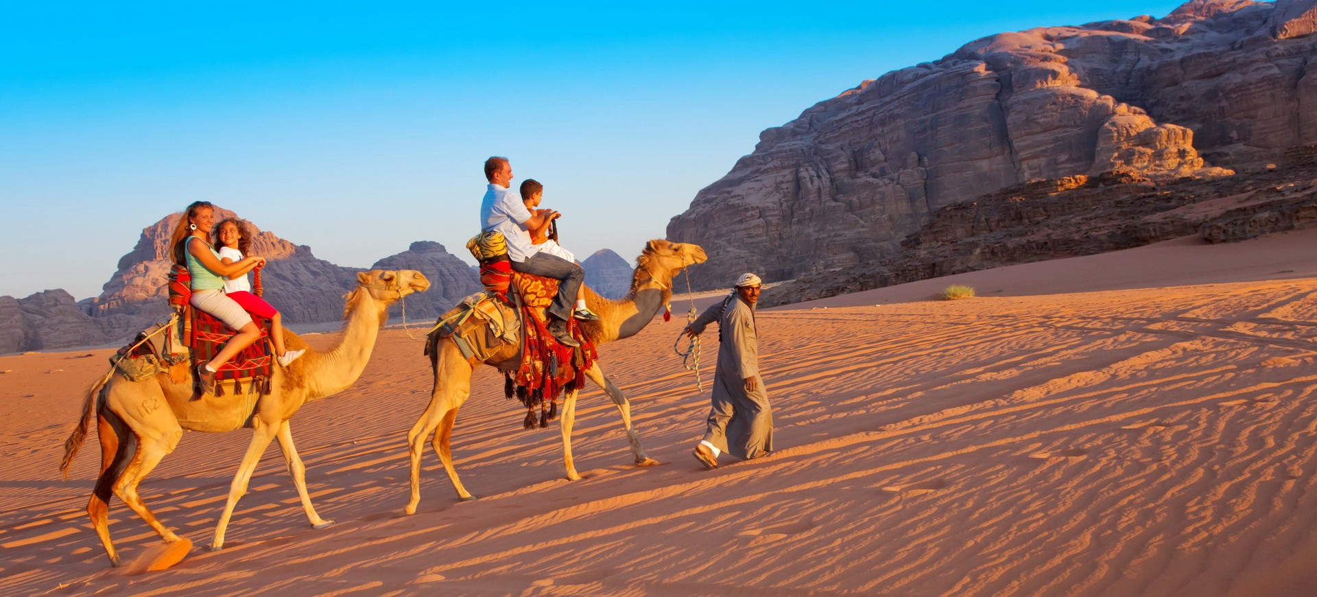 Jordanie Wadi Rum balade à dos de Chameaux