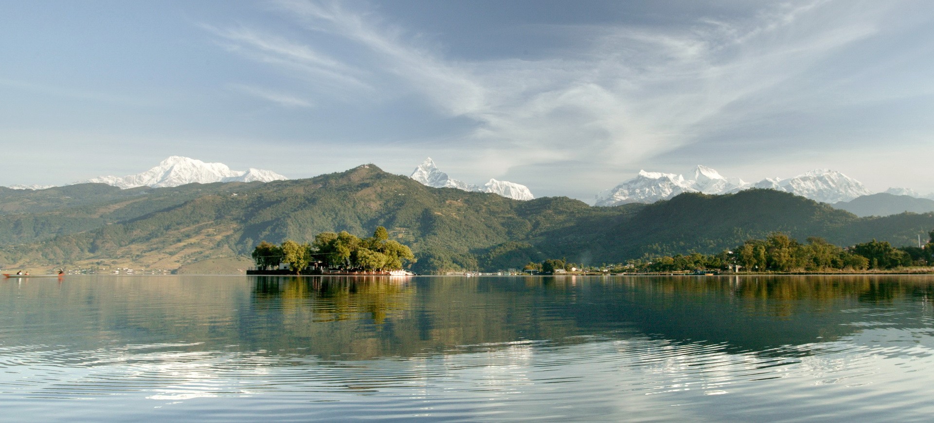 Lac Phewa à Pokhara