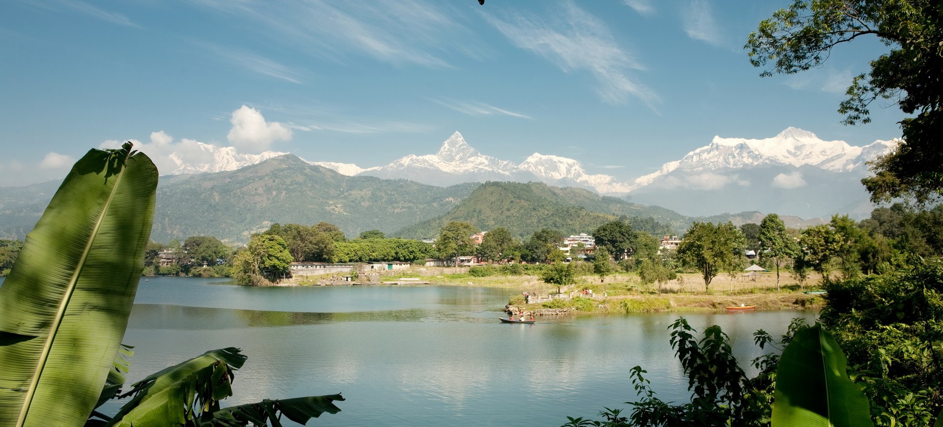 Népal Pokhara Lac Phewa