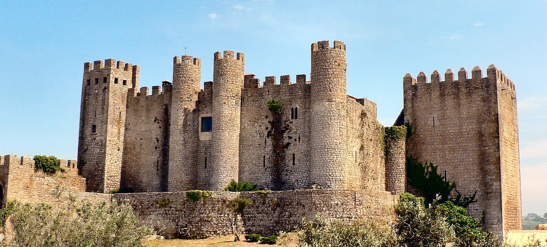 Chateau Obidos dans la village mediéval Obidos
