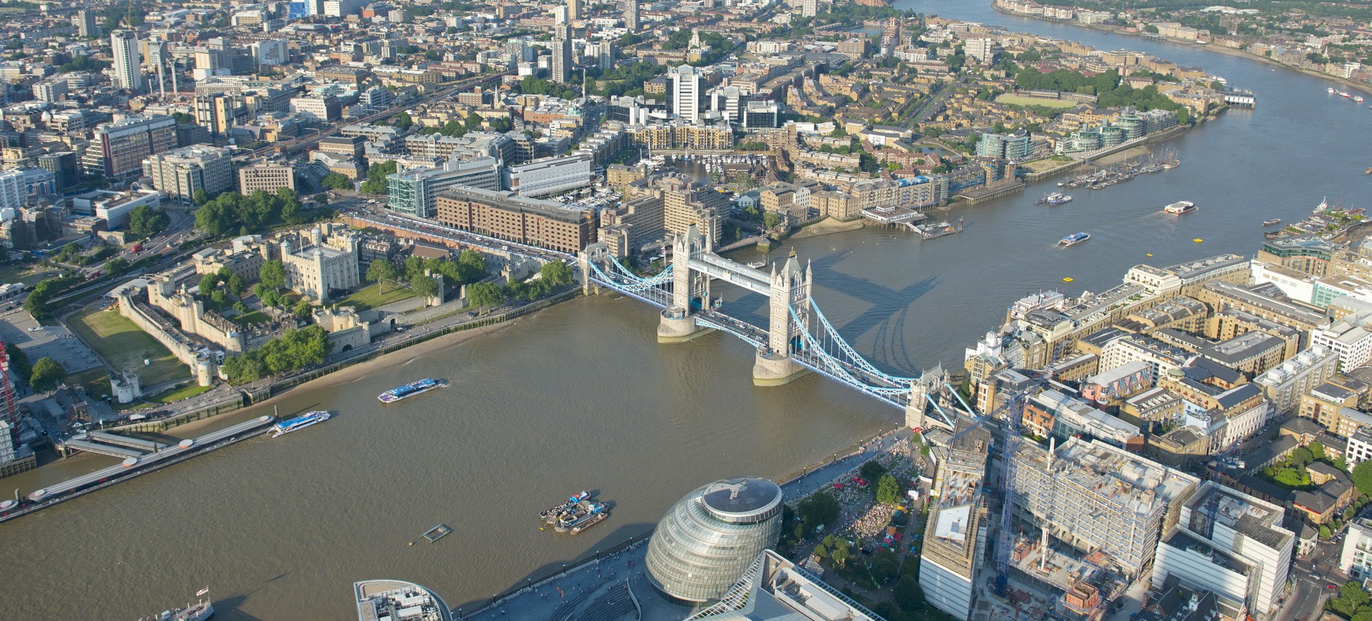 Royaume Uni Londres Tower Bridge vue Panoramique