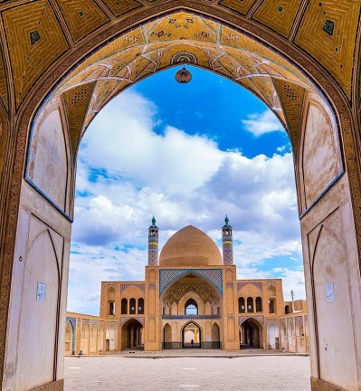Mosquée Agha Bozorg à Kashan en Iran