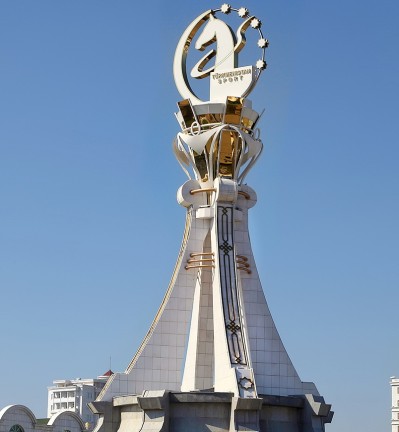 Turkménistan Ashqabad Mausolée de Niazov
